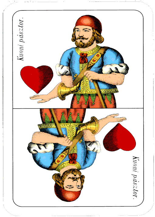 Unter of hearts, Hungarian pattern