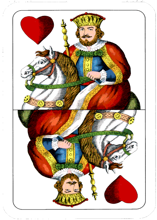 King of hearts, Hungarian pattern